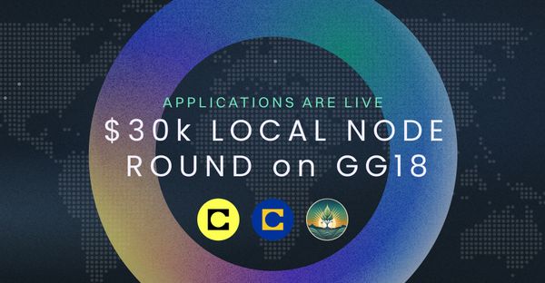 Local Node Beta Round on GG18 | Applications are LIVE! 🪩 🎉